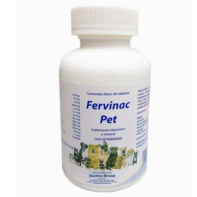 Fervinac PET 60 tabletas - Dechra Fervinac PET 60 tabletas - Dechra